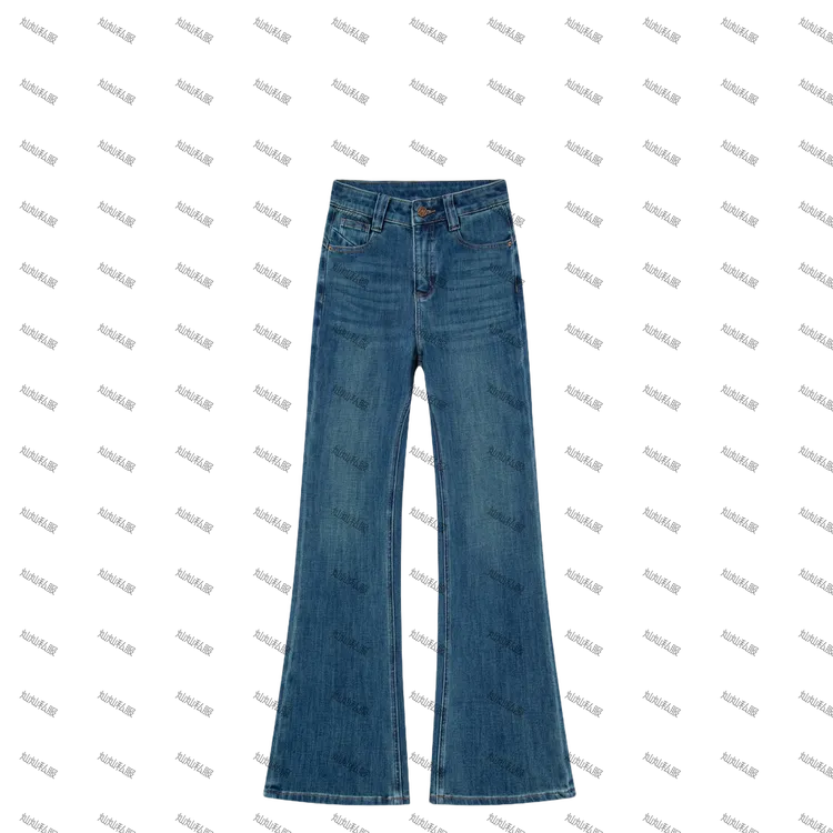 灿灿私服【宽松筒喇裤】秋季高腰弹力女裤设计师女士筒喇宽松喇叭裤