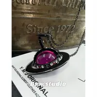 铜合金项链 DXX小晰饰品-新品-【紫色系星球】项链40175
