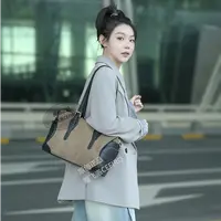 【CEFIRO · CiCi】头层牛皮时尚通勤百搭腋下托特包单肩斜跨包 1085
