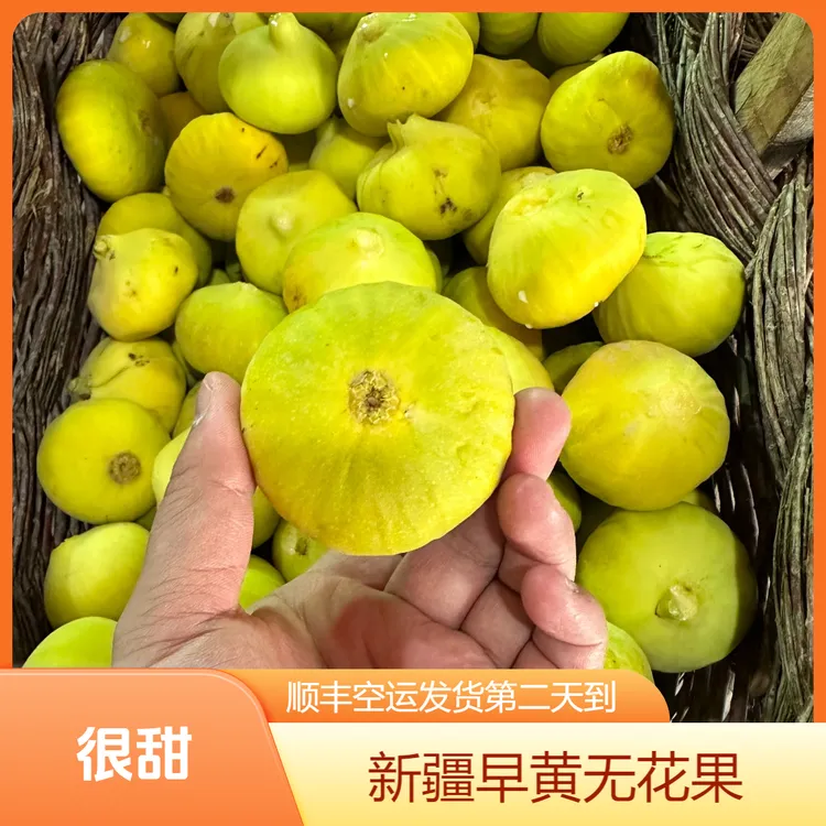 【顺丰空运】新疆无花果软糯清甜 6/24个新鲜水果坏果包赔