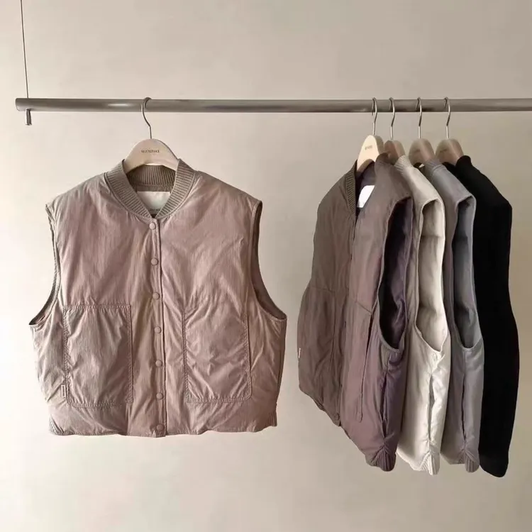 self service 东大门2025秋季新款轻薄羽绒马甲外套306