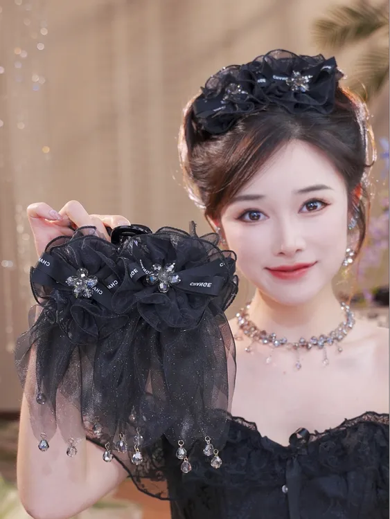 【小香】原创设计款气质轻奢抓夹蓬松显发量氛围感鲨鱼夹发夹2578