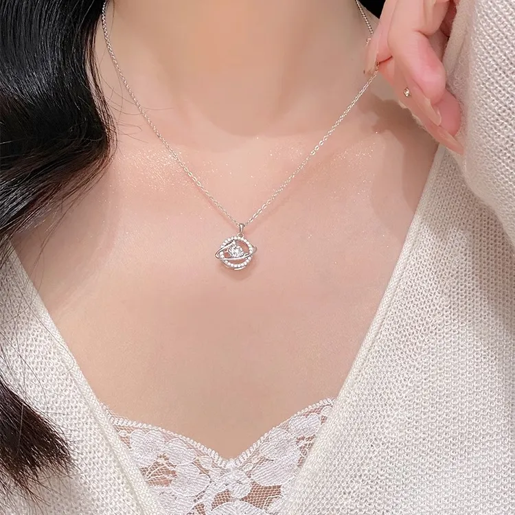 FARCOKO/法蔻 链子足银 星球项链女精致百搭设计情人节礼物送女友