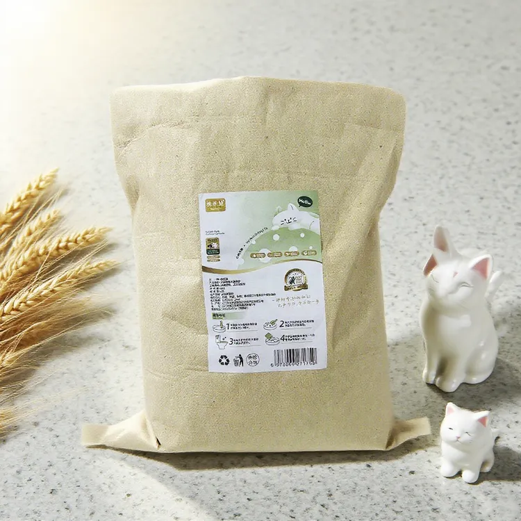 桃乐迪纯木薯猫砂天然除臭不沾底无粉尘木薯猫砂吸水结团防带出