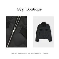 P+鹅绒服/Boutique/2025秋冬新款高定百搭保暖翻领鹅绒服