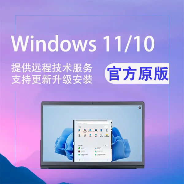 电脑维修蓝屏卡顿windows10/11/笔记本电脑重装系统远程安装系统