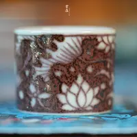 【9.27张总感恩专场】一鹭莲科釉里红直口杯
