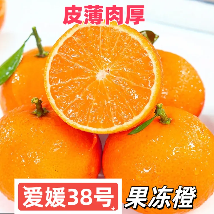 四川爱媛38号果冻橙汁多皮薄肉厚产地直发整箱包邮