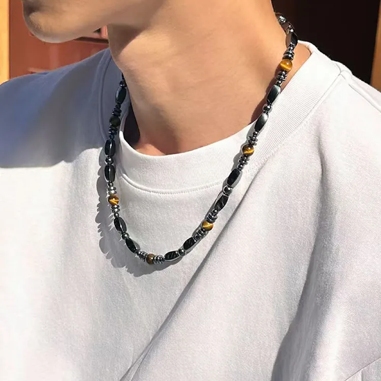 钛钢吊坠  【山哥同款钛虎】潮流项链男款饰品情侣项链百搭毛衣链