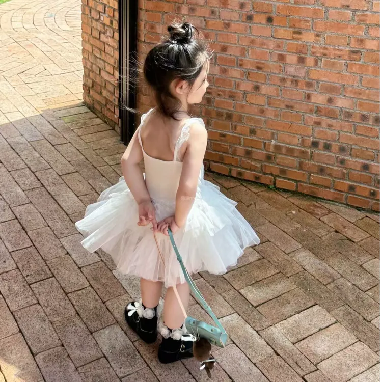 壹妈女童夏装连衣裙2025新款洋气甜美时尚女宝宝公主韩版连衣裙