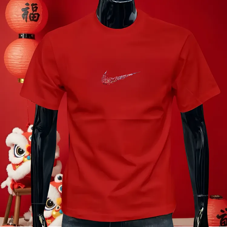 重磅春夏季上衣服纯棉短袖T恤衫男新款潮牌休闲潮流百搭印花上衣