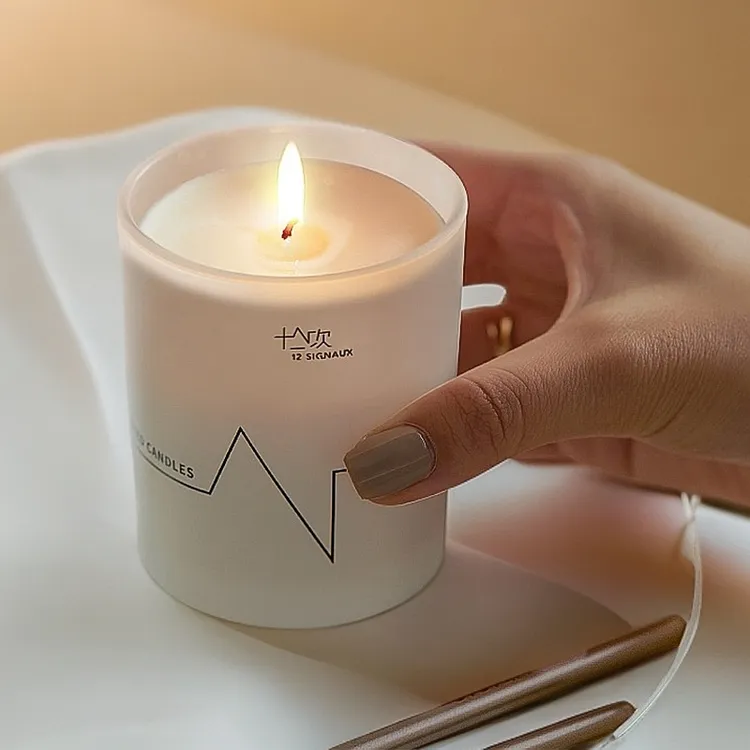 十二香薰蜡烛家用室内持久小众高级伴手礼盒卧室香氛安神助眠精油