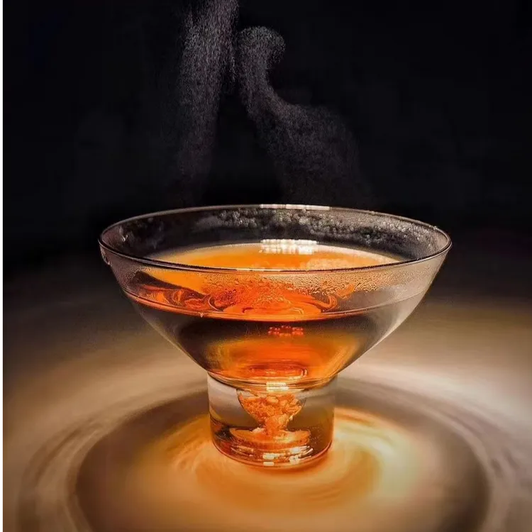 万仟堂文气透明茶杯个人专用千杯主人杯品茗杯高端主人杯乐品02