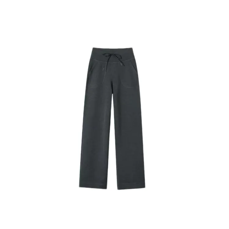 lu瘦瘦裤 双面磨毛秋冬保暖黑科技 藏肉显瘦休闲直筒裤A1493