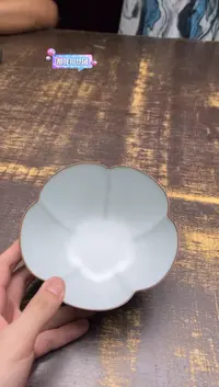 十年 汝窑 花口建水
