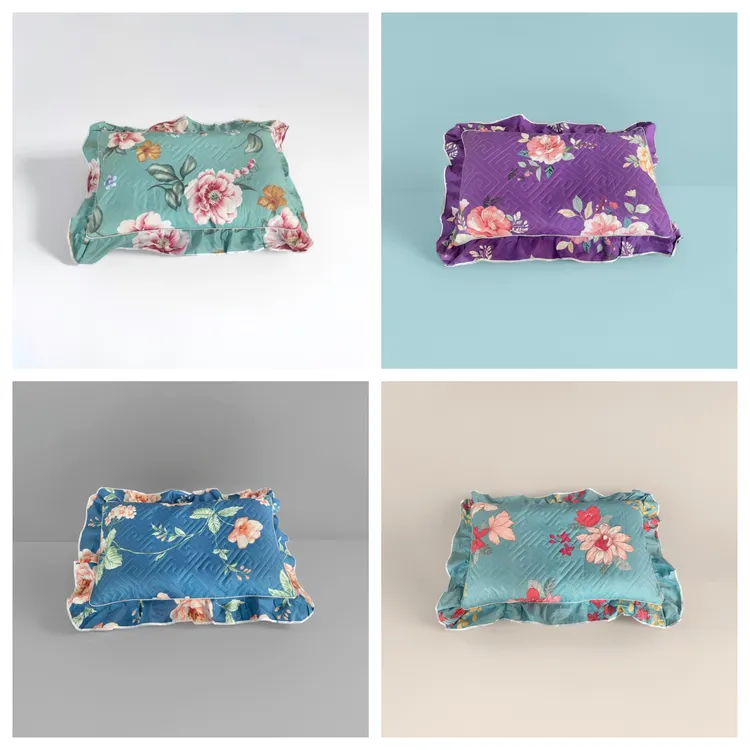 【西藏包邮】花边枕套印花枕头套居家床上用品