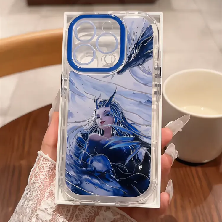 适用苹果iPhone16pro手机壳15羽纱奶油敖闰华为p60小众新款小米15