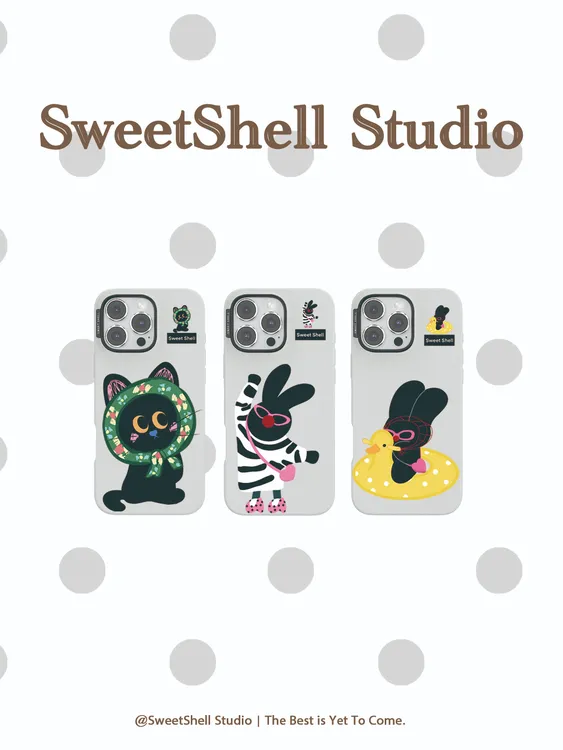 Sweet Shell【甜酷兔兔】适用于苹果防摔个性手机壳