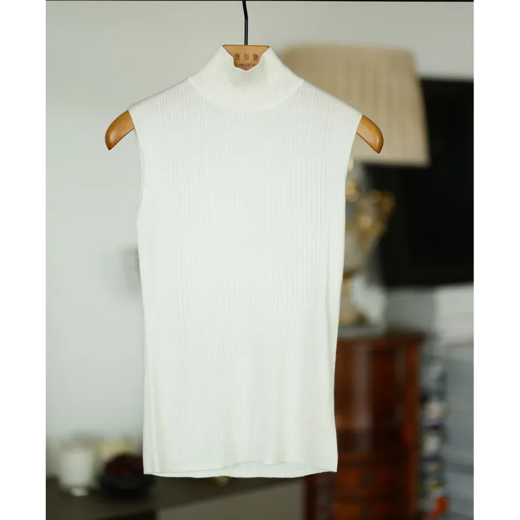 【周末织】「山羊绒无袖肌底衫」·王璇原创设计