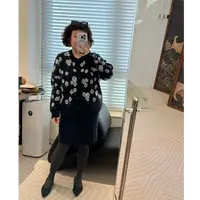 MEET   秋季蒲公英开衫毛衣套装