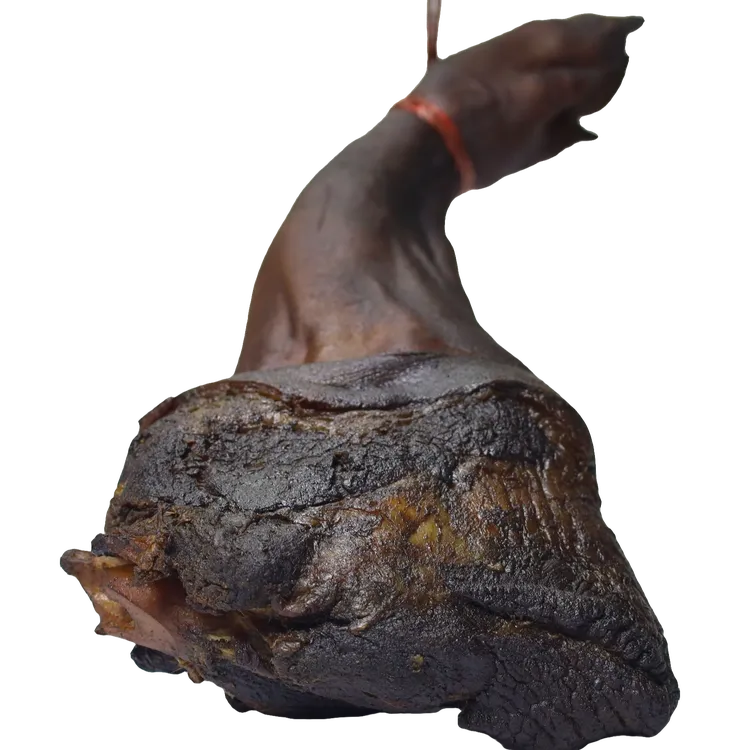 年终南江腊前粮食猪柏枝烟熏四川正宗烟熏腊肉