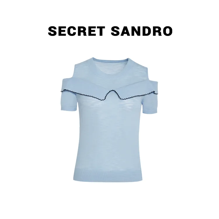 【艺术家】【Secret Sandro】冉冉 T恤 M55287110Q