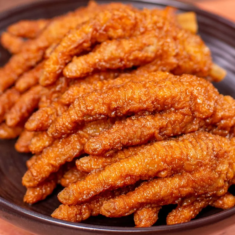 虎皮凤爪香辣夜宵充饥解馋下酒休闲卤味零食（散称）