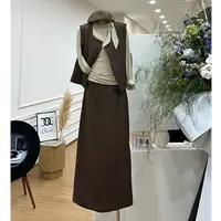 【优雅慕斯】法式气质通勤设计感气质套装-00564