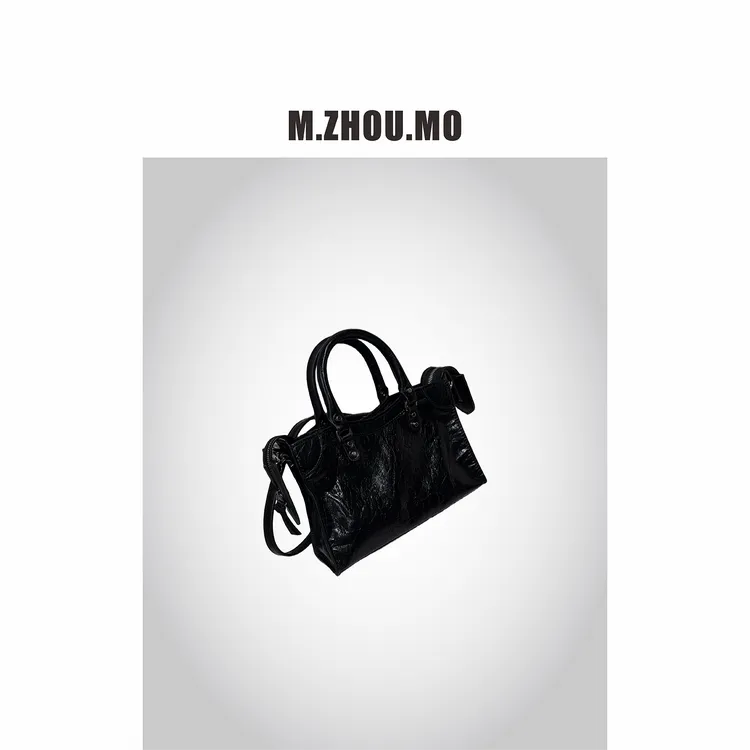 M.ZHOU.MO 周末专属「机车包」 精致可爱极简款 手拎单肩斜跨包