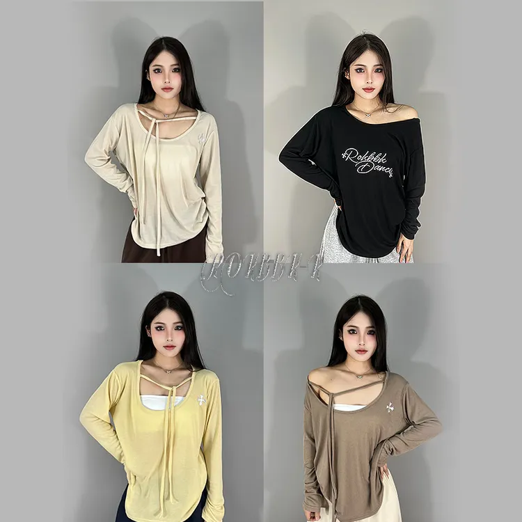 ROKBBK-K布韩街舞潮牌“正反两穿”慵懒长袖宽松辣妹性感罩衫