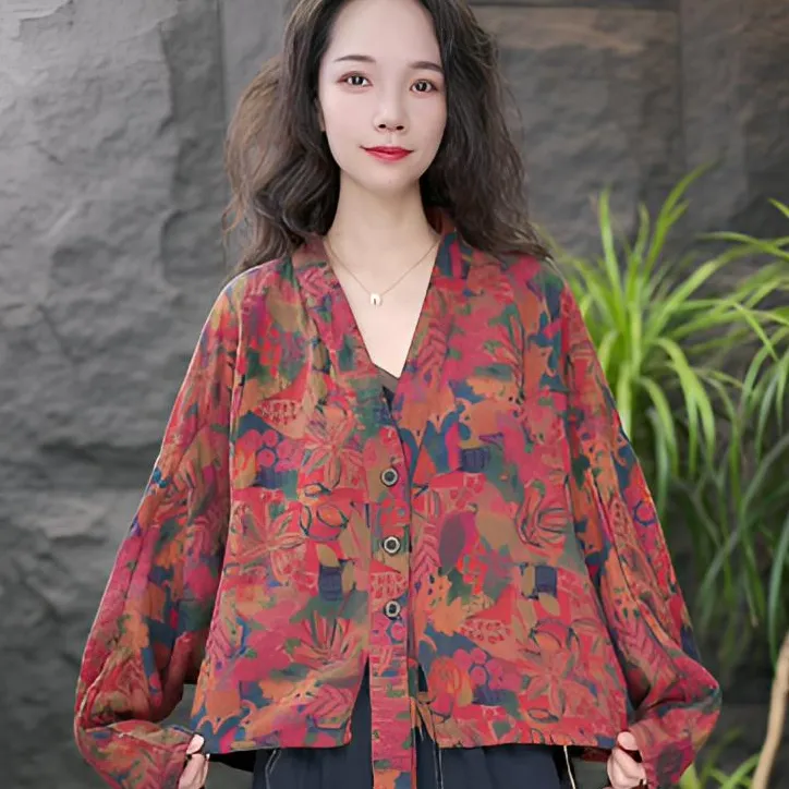 JJ常规宽松型秋季长袖常规款短外套宽松夏季提花时尚