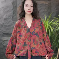 JJ常规宽松型秋季长袖常规款短外套宽松夏季提花时尚
