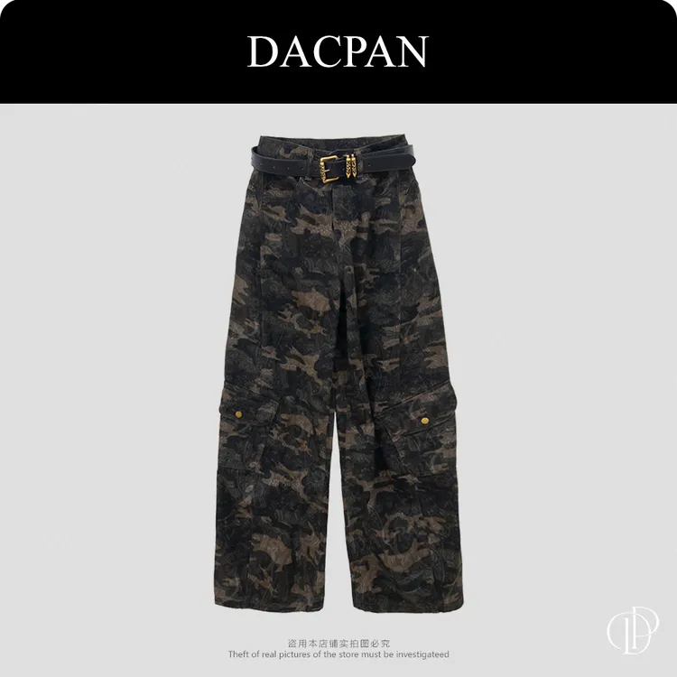 DACPAN-“米兰游记”美式迷彩直筒裤  2025/盼·PP 508290