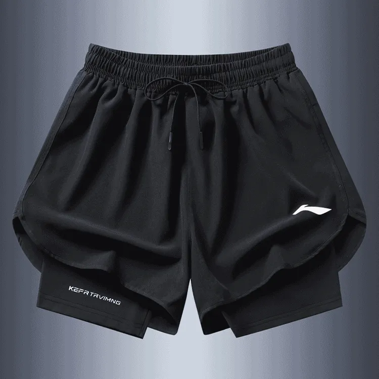 李i宁运动短裤男女专业跑步裤田径瑜伽训练健身篮球三分沙滩裤