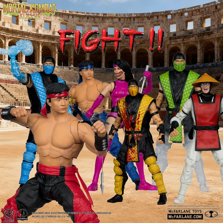 【现货】真人快打经典版刘康蝎子零度1/10可动人偶