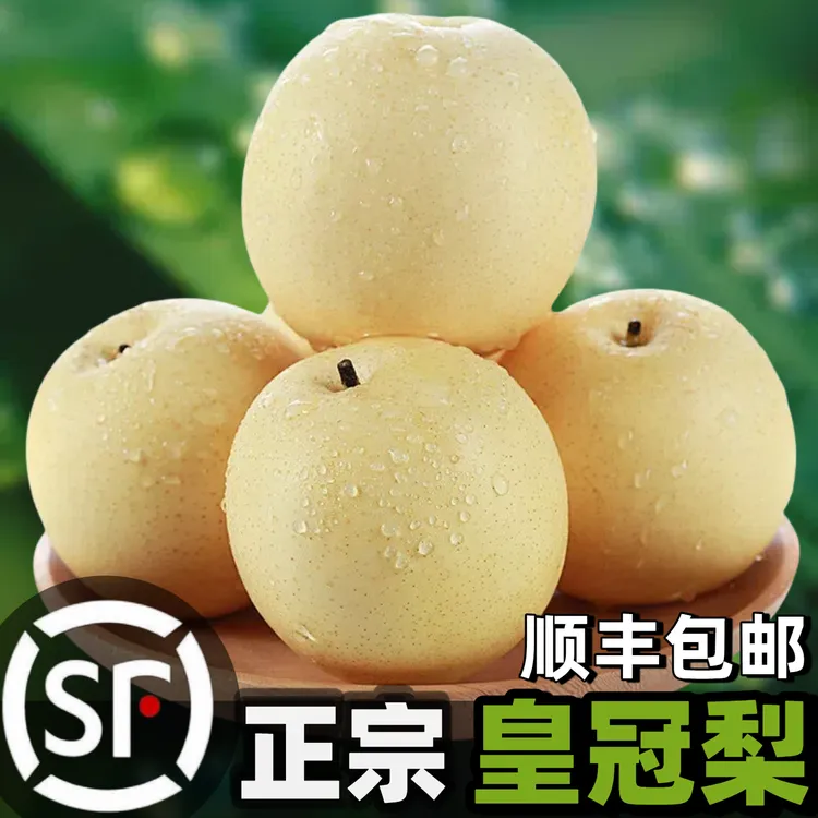 【顺丰】皇冠梨中秋水果礼盒脆甜多汁直发当季新鲜梨子整箱雪梨香梨