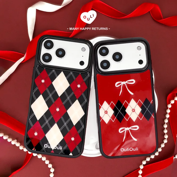 【快乐前奏】OuliOuli磁吸手机壳红色情侣全包小众高级感ins风韩风