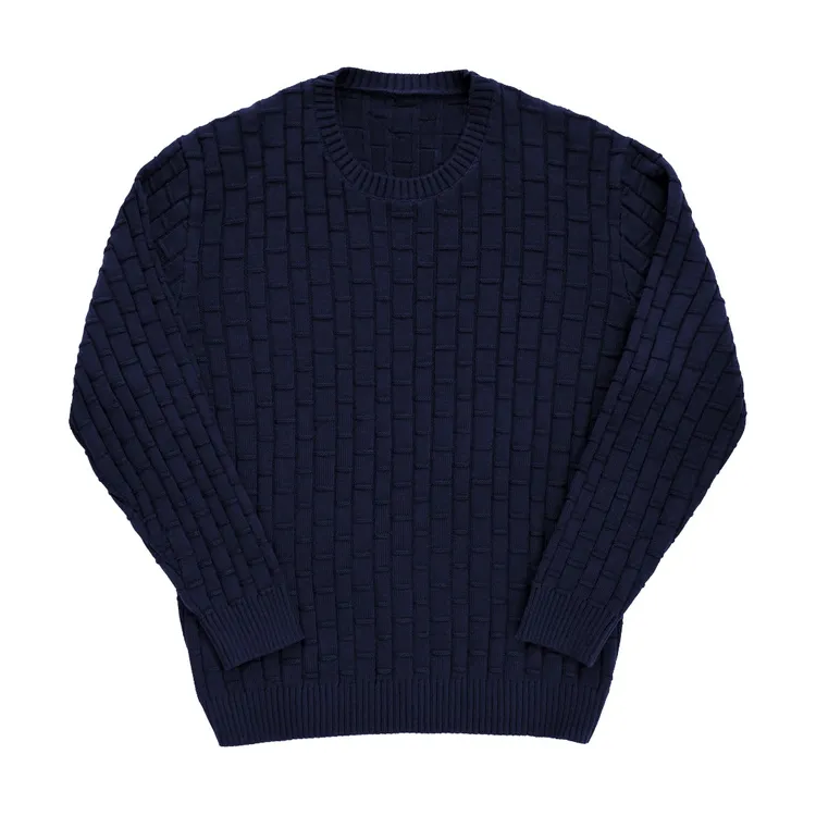 Appuntamento PRD12000版秋冬款竹节编织圆领简约季针织毛衣