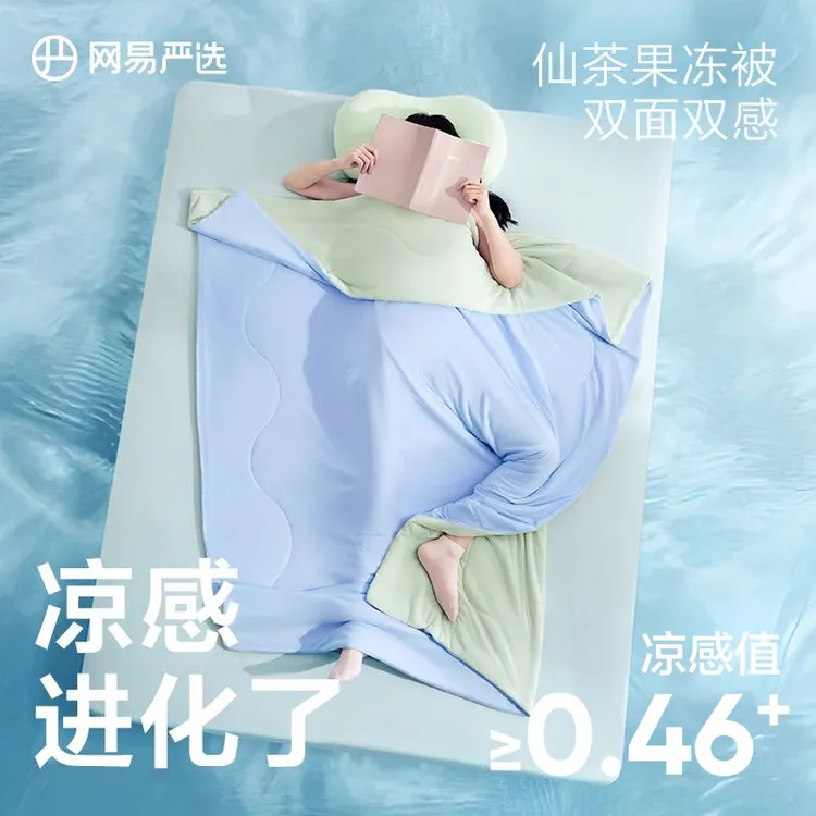 【网易严选】 仙茶果冻被凉感夏凉被 25款  0.46凉感