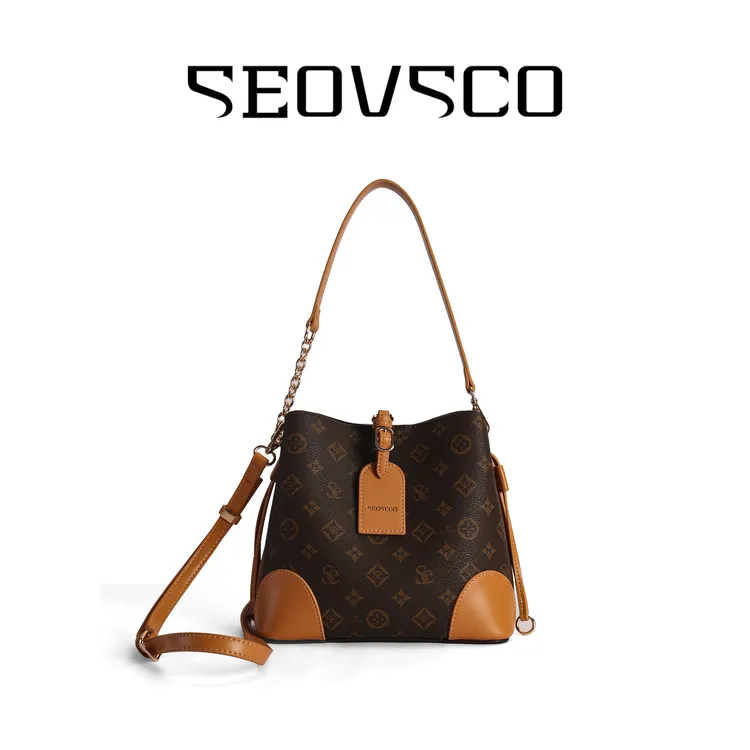 袋鼠爆款水桶包2025新款百搭气质大容量单肩通勤手提斜挎包