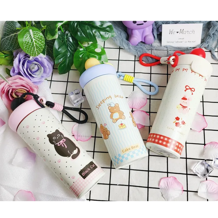 316保温独立卡通风保温杯网红提绳便携（650ml）