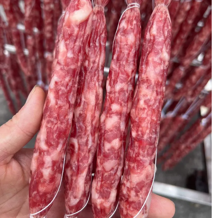 董镜【高品质腊肠】三肥七瘦精品新鲜猪肉制作广式咸甜口带酒香腊肠