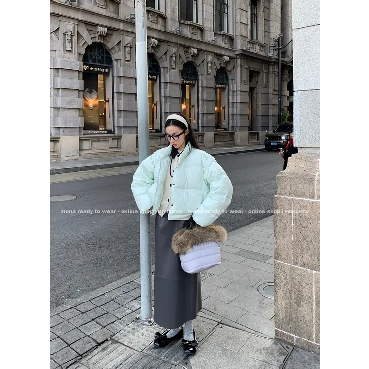 【MONARTW】MONARTW90白鸭绒 可拆卸羽绒服女O124R19507