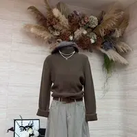 【美拉德暖意】韩系慵懒风高定轻奢气质毛衣-B1001