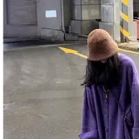 李豆儿 小众定制 高级感气质素雅渔夫帽子