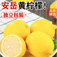 正宗安岳柠檬8个酸爽清新应季果园酸甜采摘 