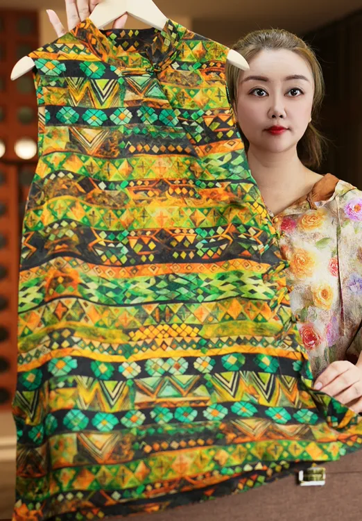  盛夏<<非遗美学>>1213新中式香云纱木薯真丝时尚国风香云纱背心