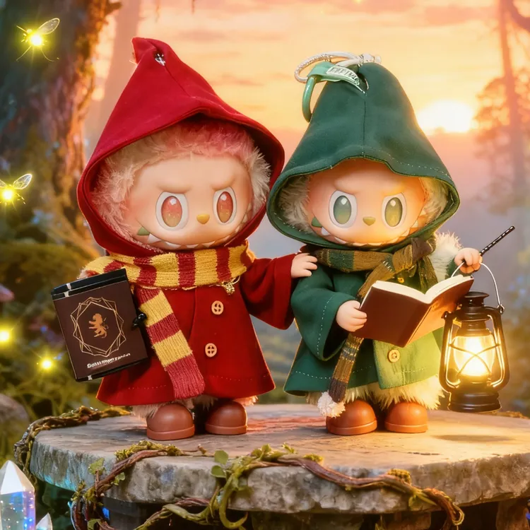 labubu娃衣1代2代3代拉布布女巫魔法师毛绒zisga水豚噜噜dimoo