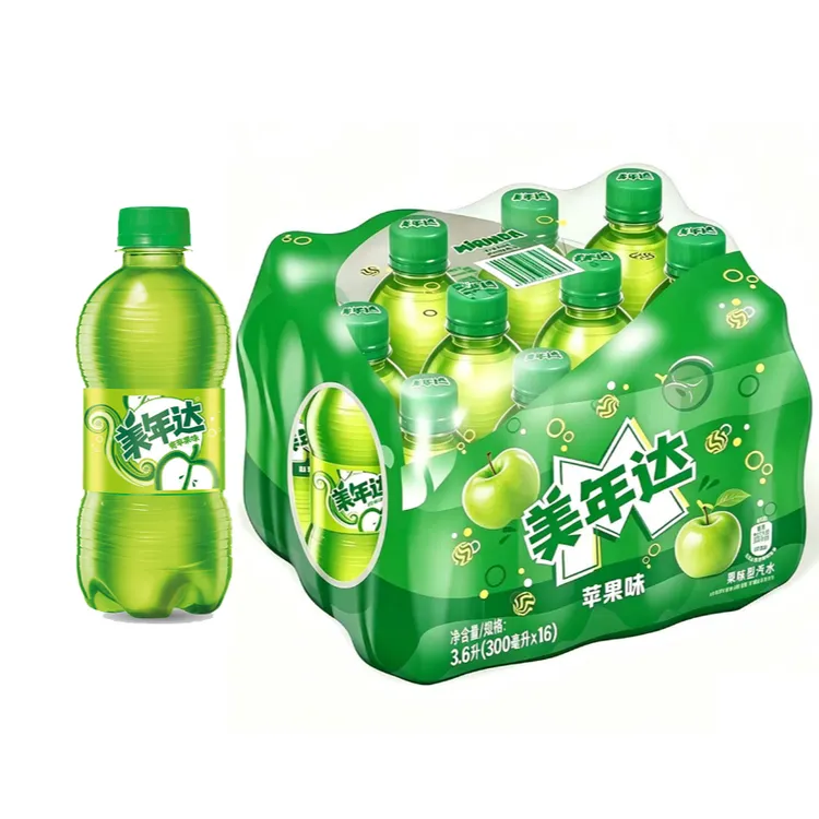 【苹果味】百事美年达苹果味小瓶汽水300ml*12瓶