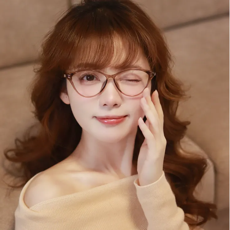 【吴千语同款】MUJOSH/木九十超轻复古圆润猫眼眼镜架MJ11FM1121商品图